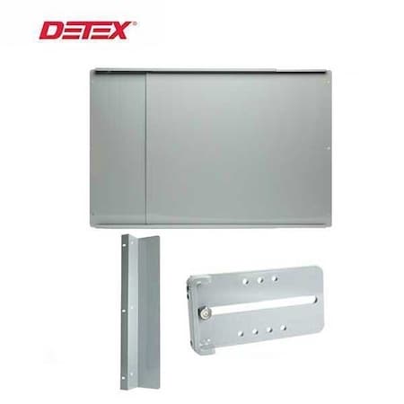 Detex GATE PLATE KIT - INCLUDES GATE LATCH PROTECTOR (GTPLGRD), GTSTKBKT (STRIKE LATCH RECEIVER BRACKET),  DTX-GTPLKIT
